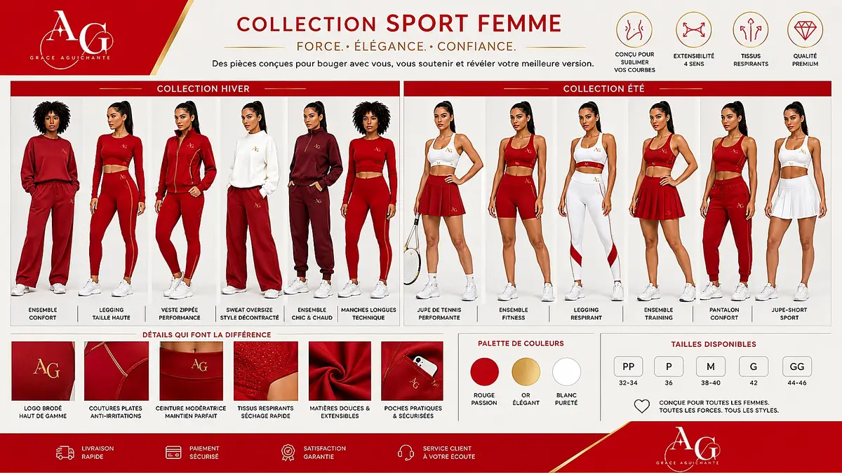 Collection sport Grace Aguichante
